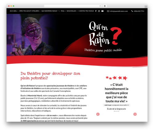 QDR WordPress theme - quenditraton.com