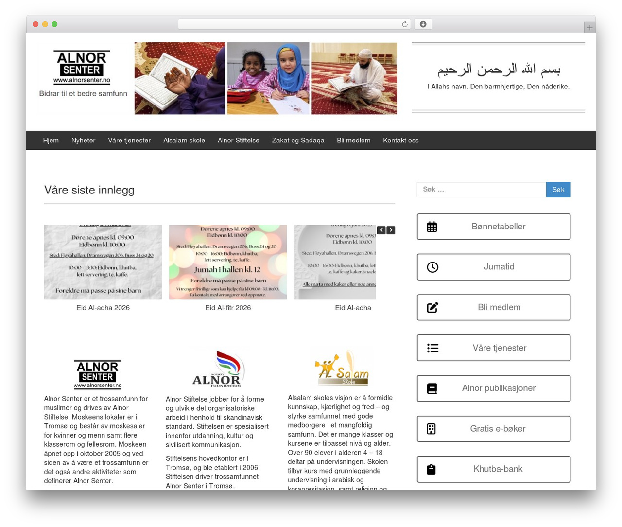 Responsive Mobile WP theme - alnorsenter.no Responsive Mobile WP theme - alnorsenter.no