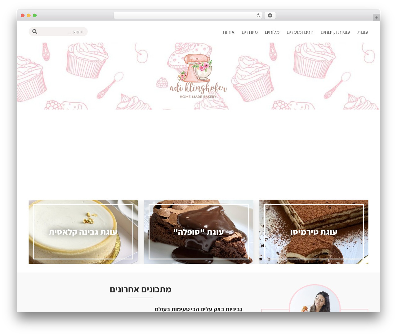 Skeleton WordPress theme - adikosh.co.il