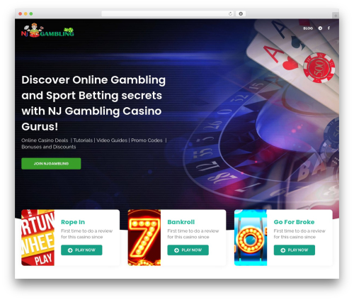 Theme WordPress Coinflip - njgambling.com