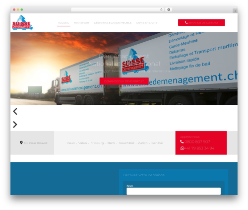 Theme WordPress Hello Elementor - suissedemenagement.ch