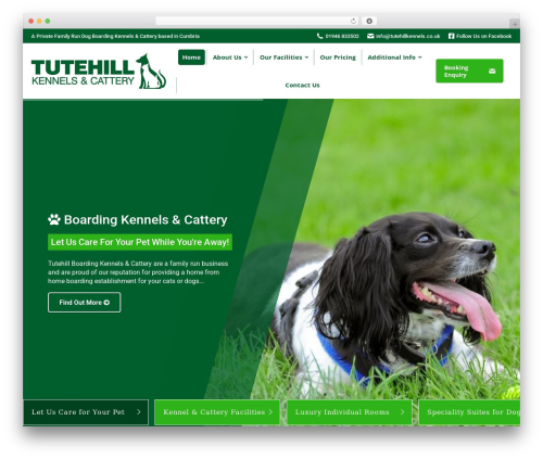 Tutehill WordPress theme - tutehillkennels.co.uk
