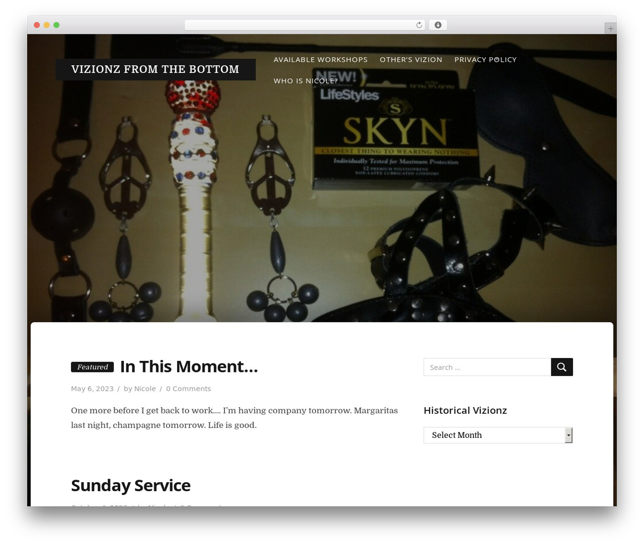 Typit theme WordPress - vizionzfromthebottom.com Typit theme WordPress - vizionzfromthebottom.com