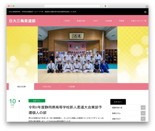 WordPress theme ZERO - n-judo.club
