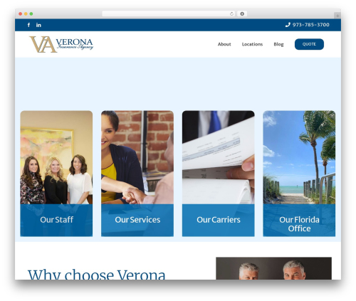 WordPress theme Avada - veronainsurance.com