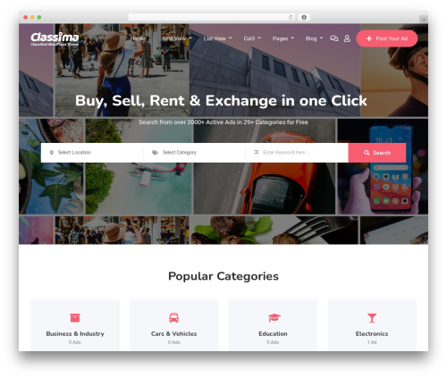 Classified listing pro WordPress plugin - noahboats.com
