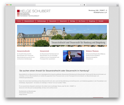 WordPress theme Modernize - steueranwaelte-hamburg.de