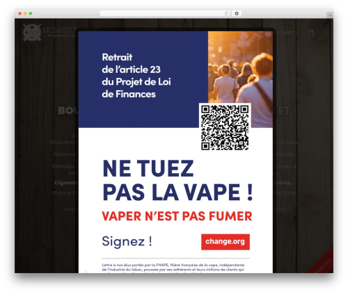 WP theme Element - monsieurvapo.com