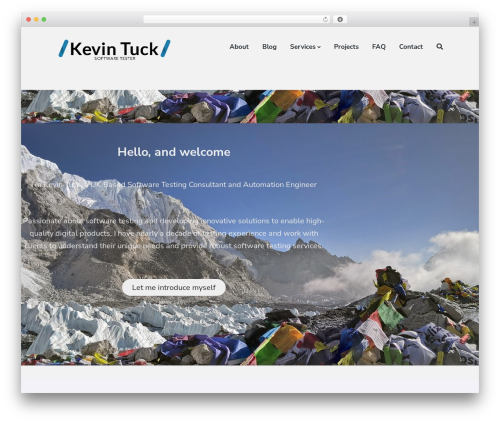 Atomic Blocks WordPress theme - kevintuck.co.uk