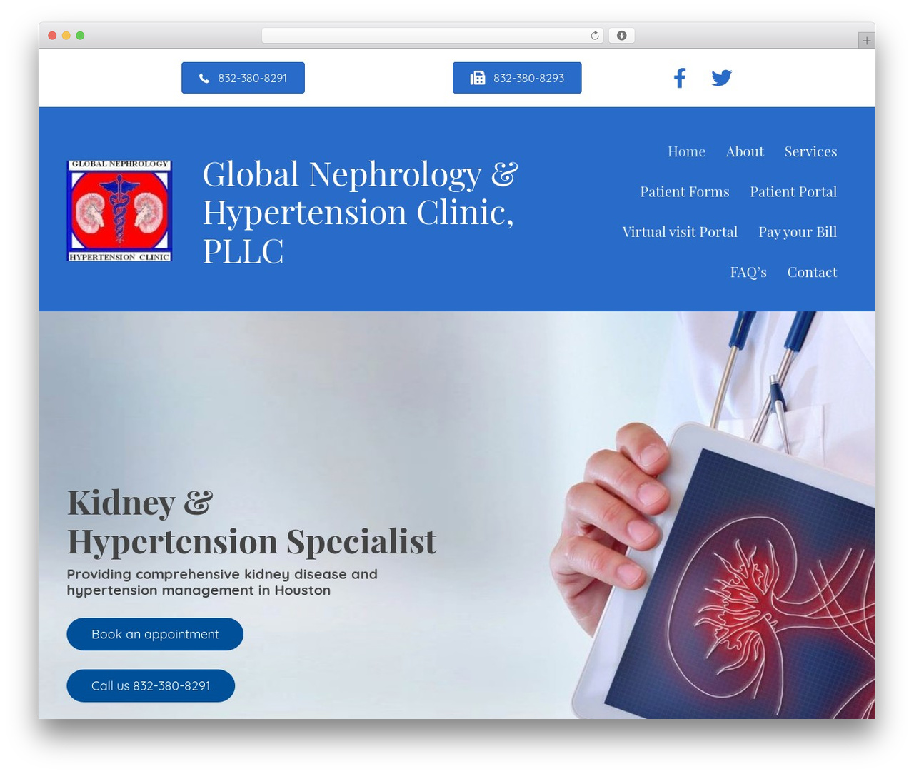 Beaver Builder Theme medical WordPress theme - mykidneyclinic.com