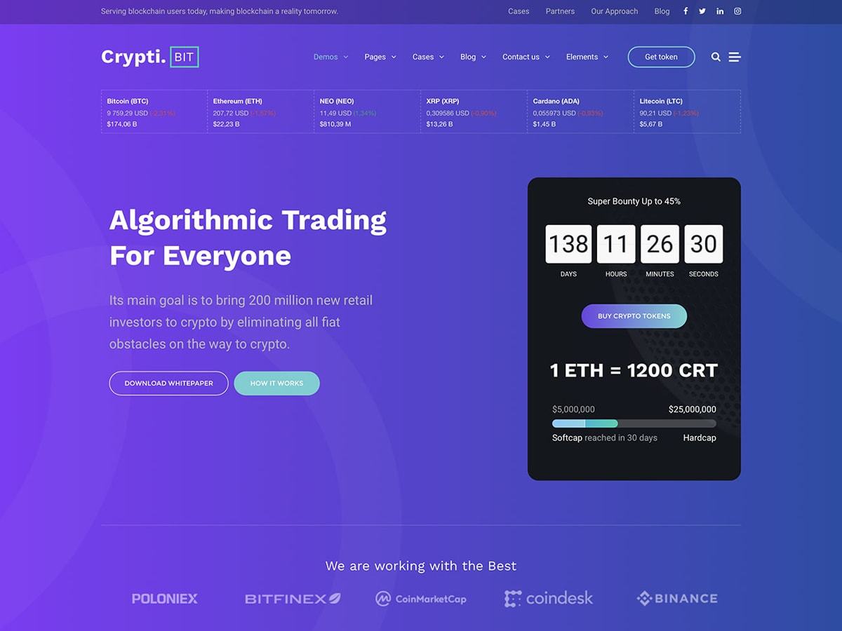 Best WordPress theme CryptiBIT Best WordPress theme CryptiBIT