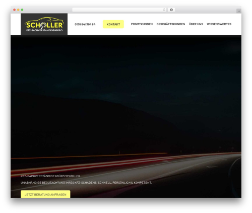 blockundstift theme WordPress - gutachten-scholler.de