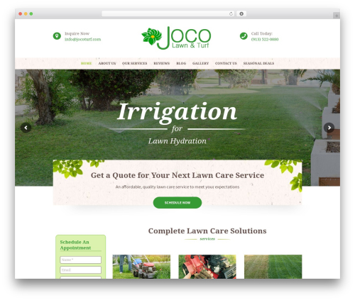 Ninja contact form WordPress plugin - jocoturf.com