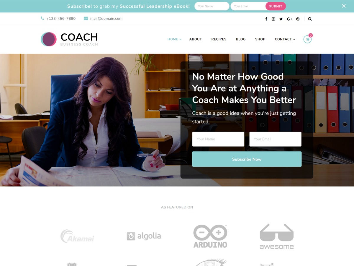 cenographia WordPress theme by SIMONY - VGT TECNOLOGIA