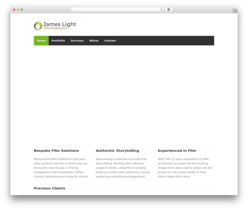 Centum WordPress theme - jameslight.tv