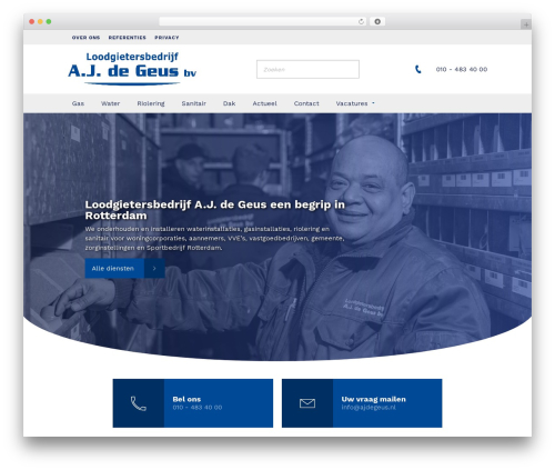Chef sections WordPress plugin - ajdegeus.nl