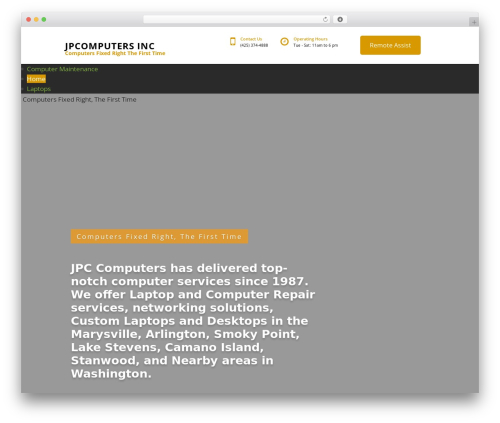 Computer Repair Pro WordPress theme - johnpc.net