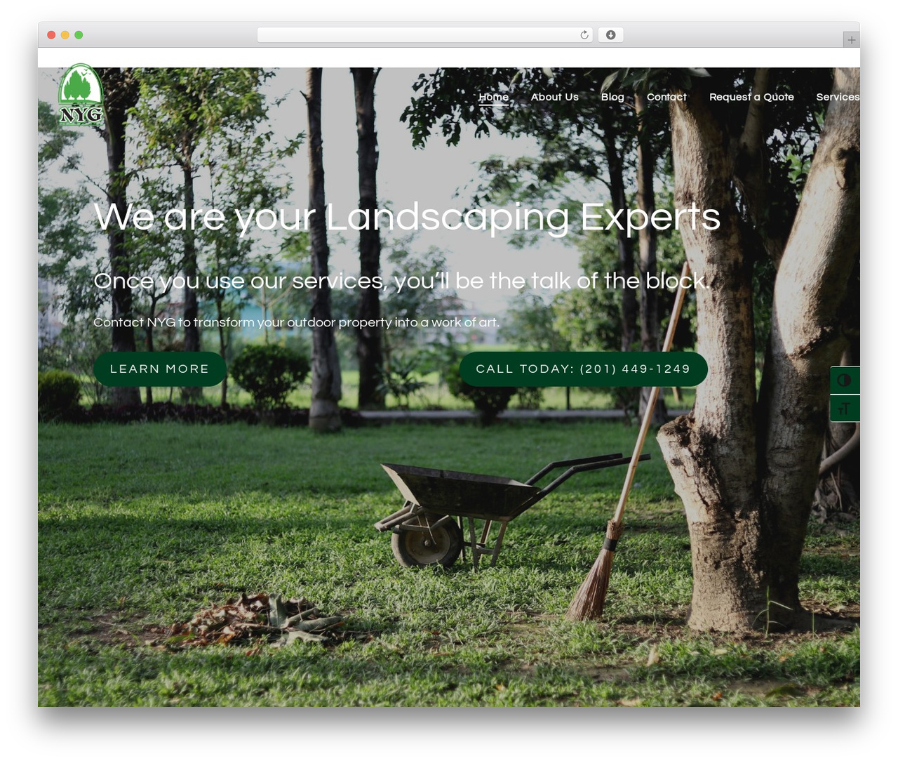 Course Maker Pro best WordPress theme - newyorkgardenslandscaping.com
