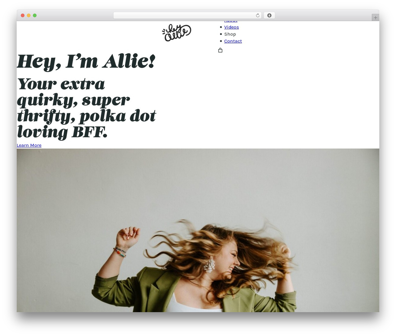 Hey Allie Child Theme WordPress theme - heyallie.com