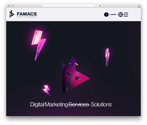 Diteck WordPress theme - famacs.agency