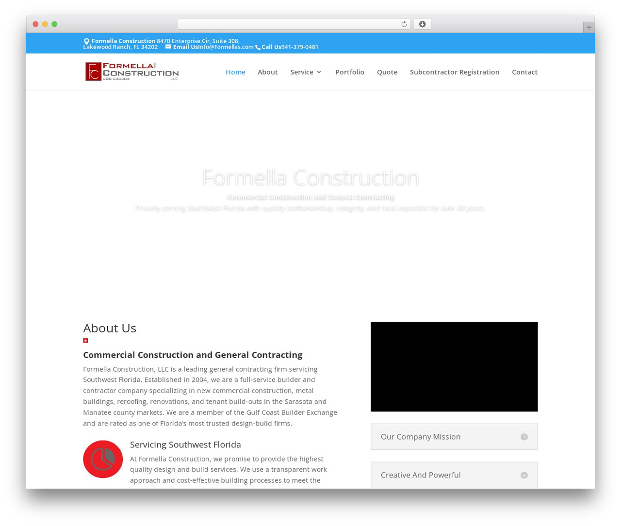 Divi theme WordPress - formellaconstruction.com Divi theme WordPress - formellaconstruction.com