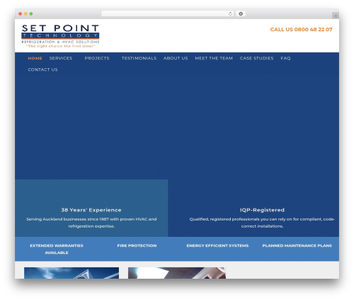Divi theme WordPress - setpointtech.co.nz