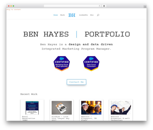 Divi accessibility 2.0.5 WordPress plugin - bkhayes.com