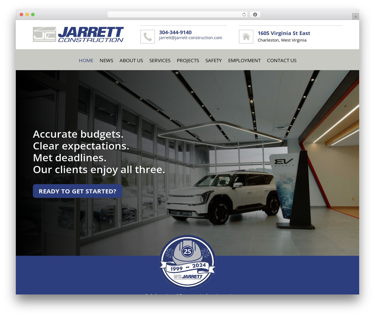 Divi WordPress theme - jarrett-construction.com