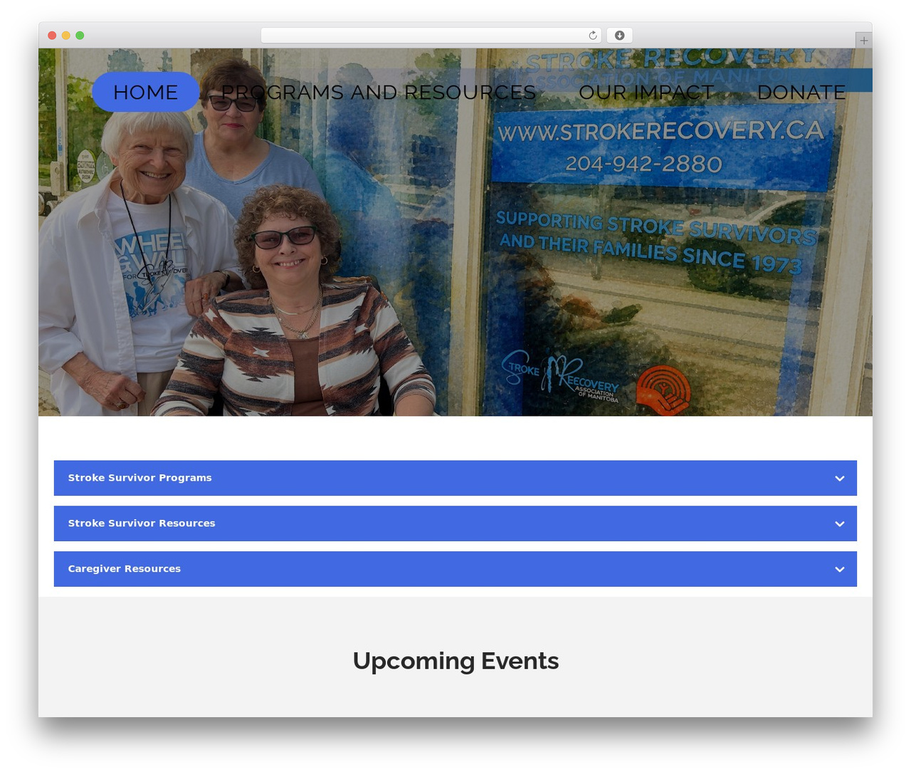 Fundraiser WordPress website theme - strokerecovery.ca Fundraiser WordPress website theme - strokerecovery.ca