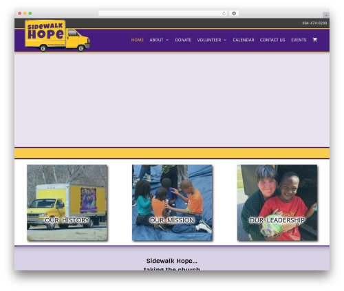 GeneratePress best free WordPress theme - sidewalkhope.org