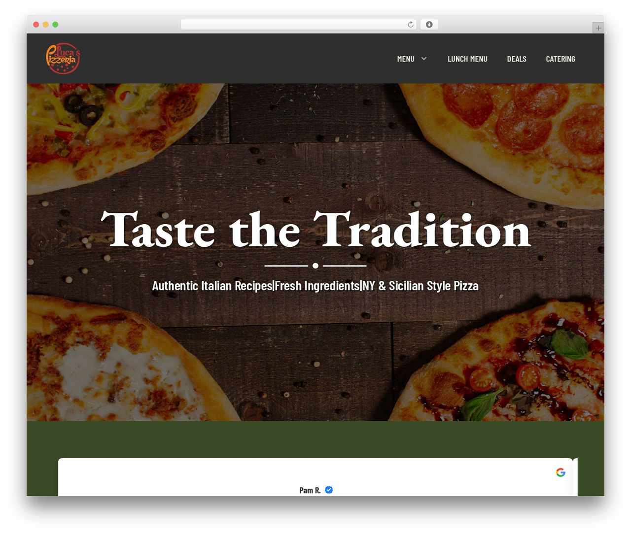 GeneratePress WordPress page theme - lucaspizzeria.net