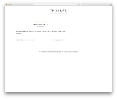 Genesis WP theme - thisslife.com