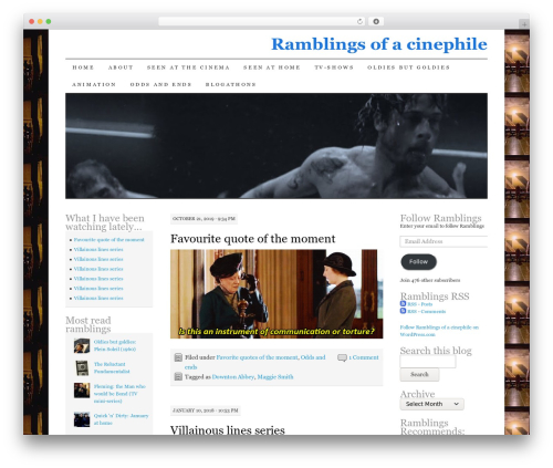 Gutenberg core WordPress plugin - ramblingsofacinephile.com