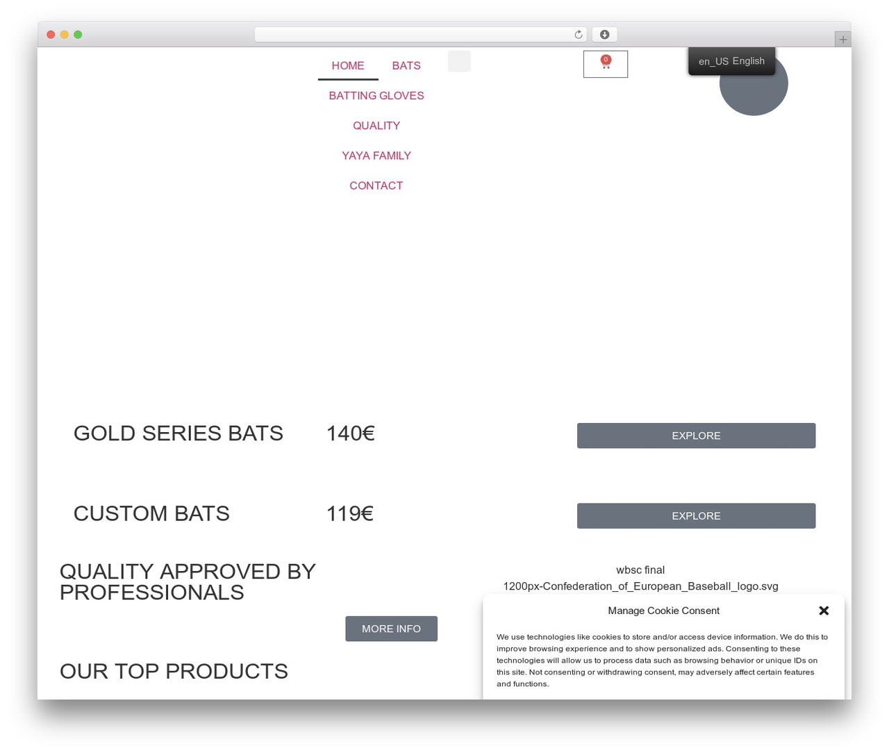 Hello Elementor free WordPress theme - yayabaseball.com