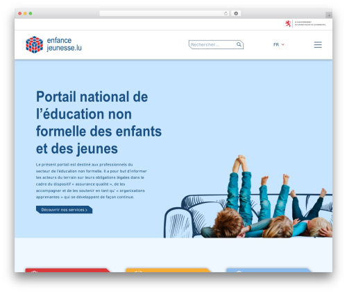 IAWP WordPress website theme - enfancejeunesse.lu