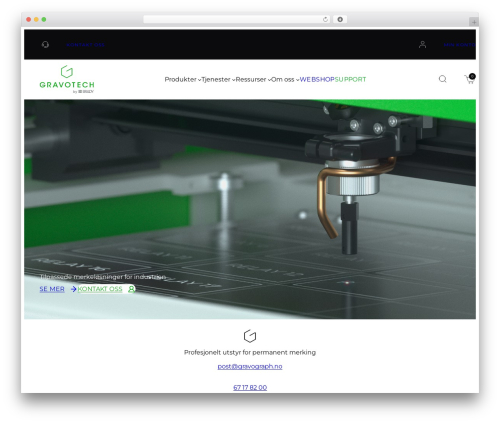 Maksimer Block Theme best WordPress theme - gravograph.no