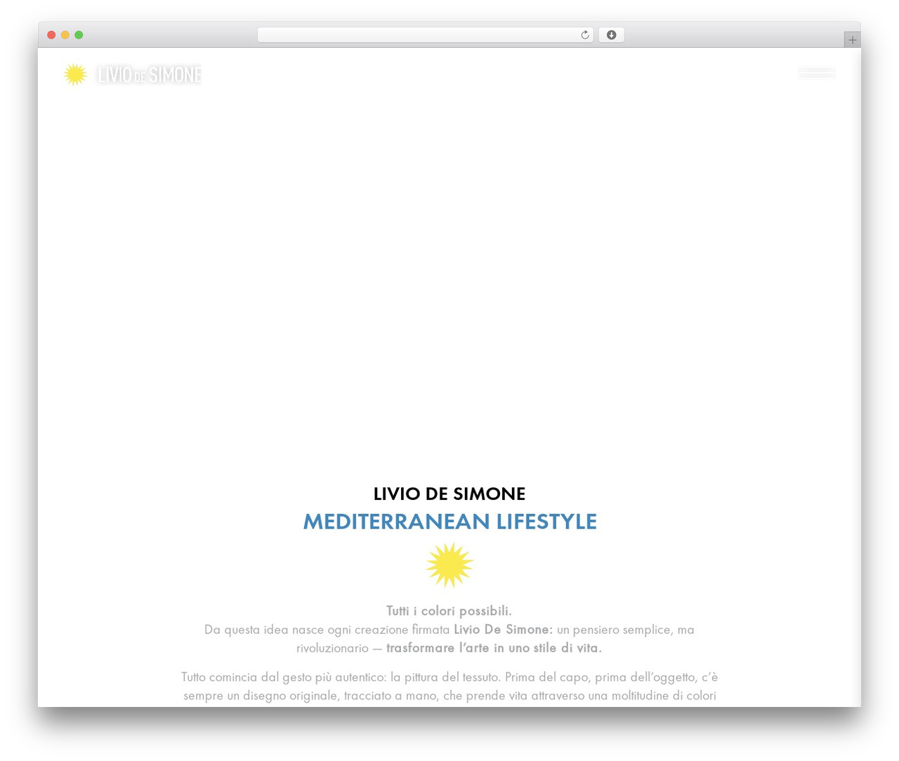 MF WordPress website theme - liviodesimone.com