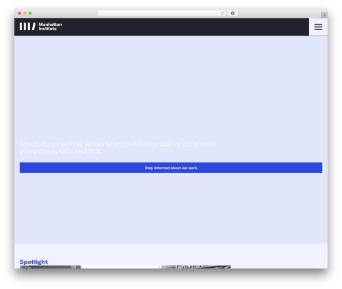 Ttd topics WordPress plugin - manhattan.institute