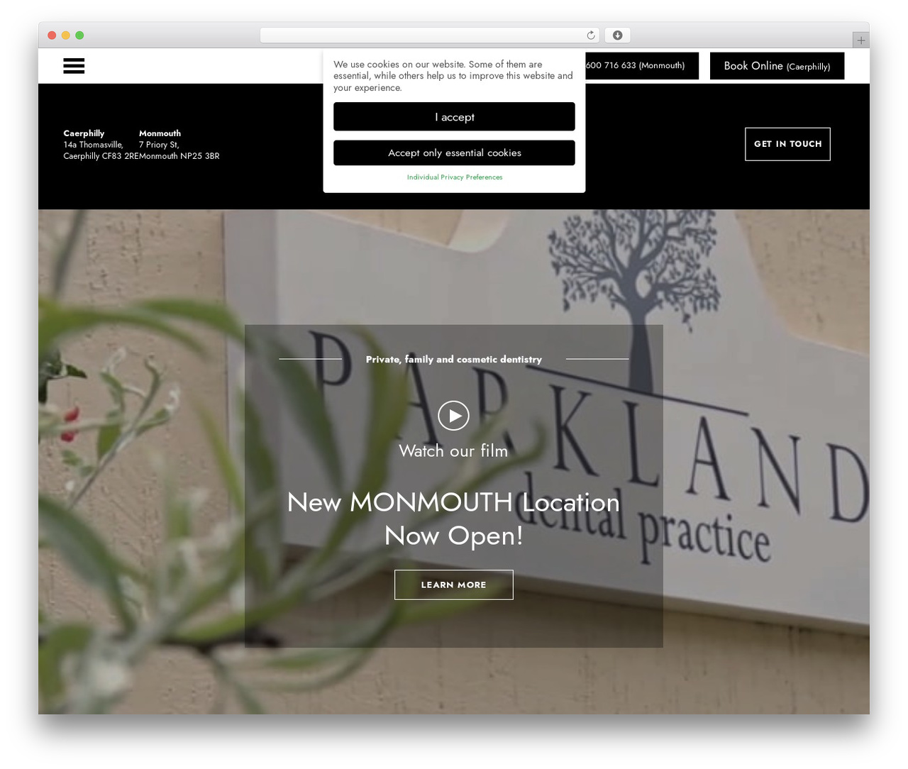 Parklands Theme WordPress page theme - parklandsdental.com Parklands Theme WordPress page theme - parklandsdental.com