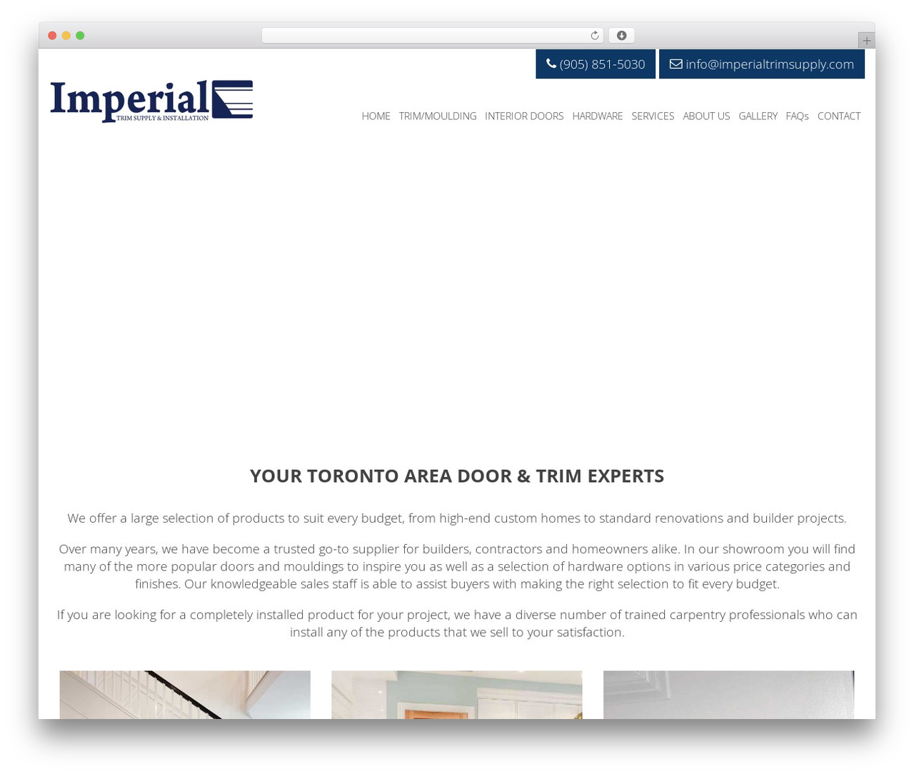 Patti theme WordPress - imperialtrim.com