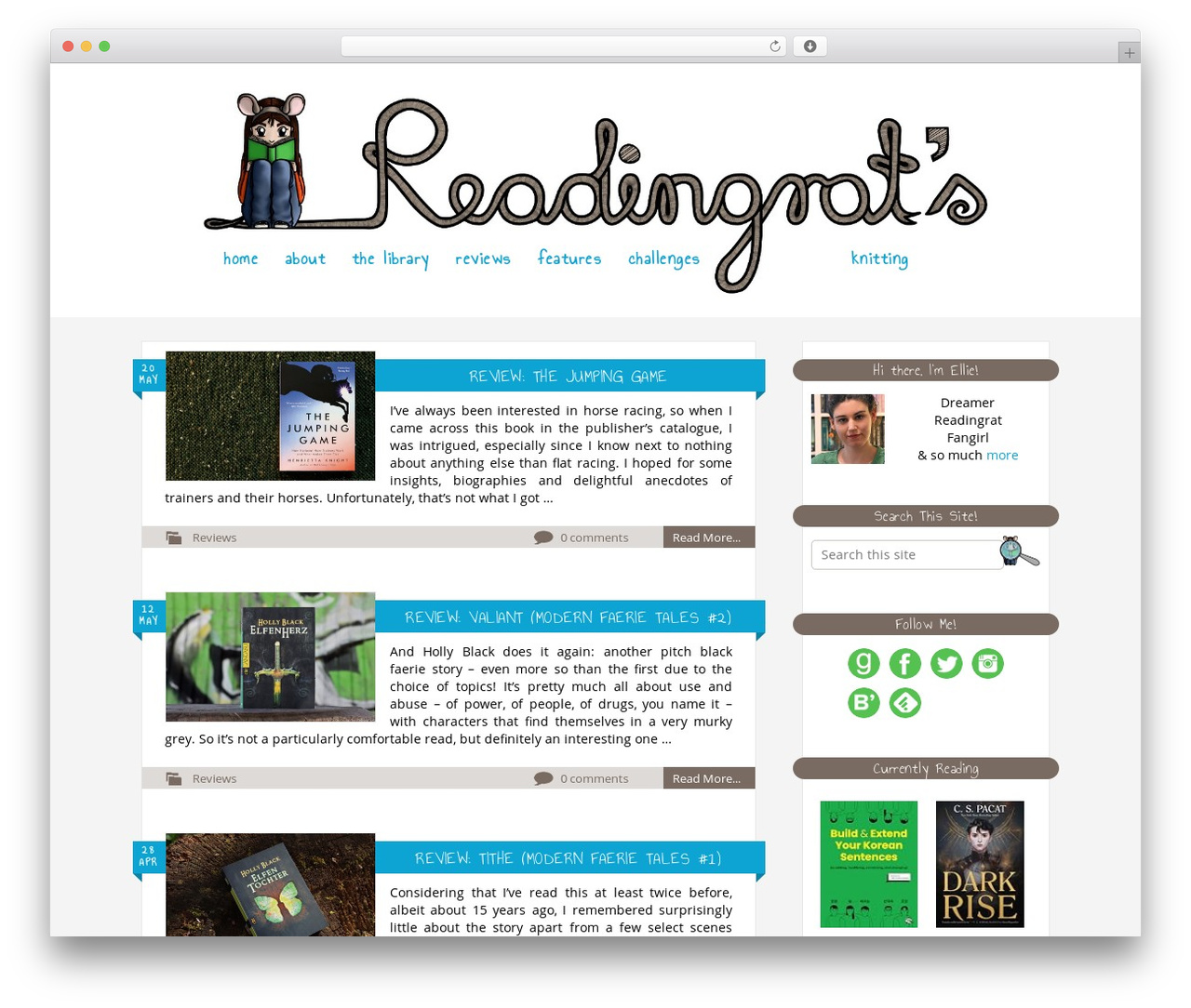 ReadingRats premium WordPress theme - readingrats.de