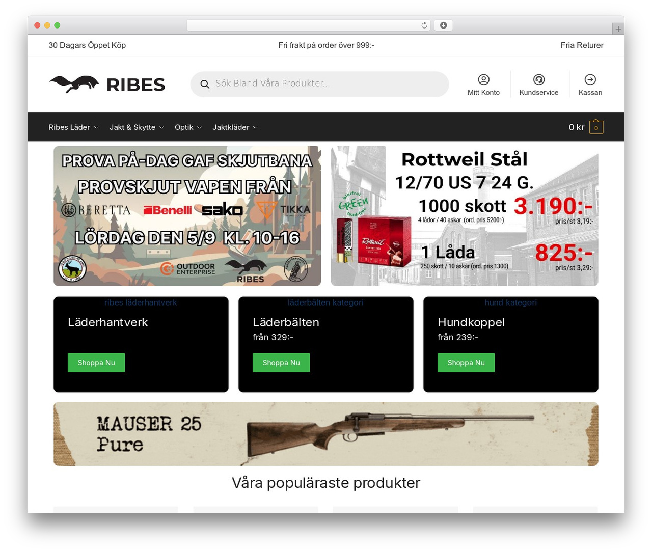 Shoptimizer WordPress shop theme - ribes.se