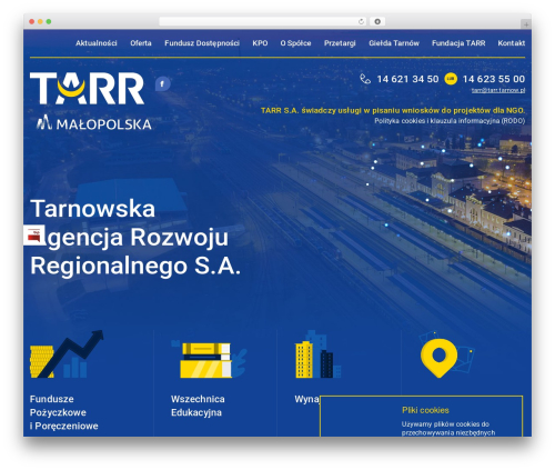 TARR WordPress theme design - tarr.tarnow.pl