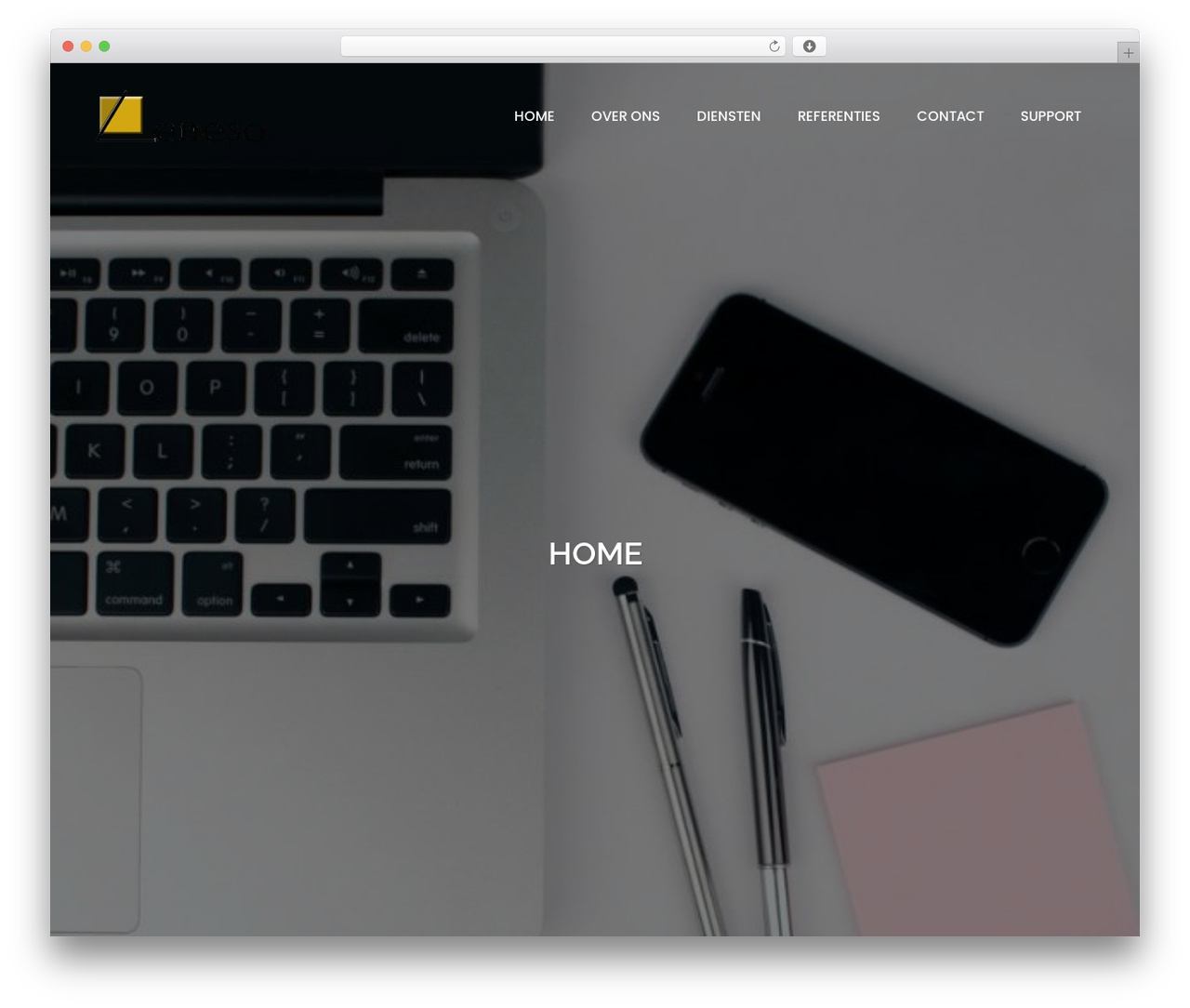 Theme WordPress BizBuzz - leneso.com