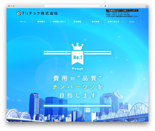 Theme WordPress STINGER8-custom - ts-tech.info