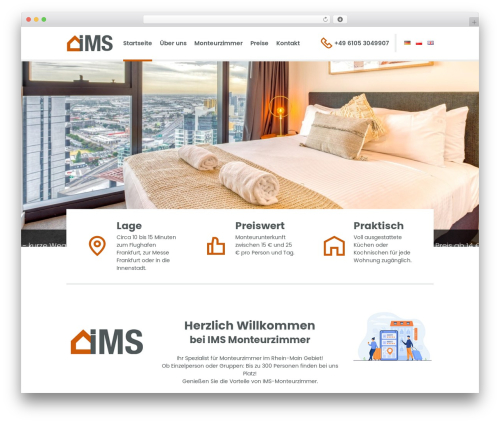 Theme WordPress Aprobe - ims-monteurzimmer.de