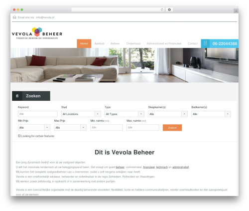 Theme WordPress RealHomes - vevola.nl