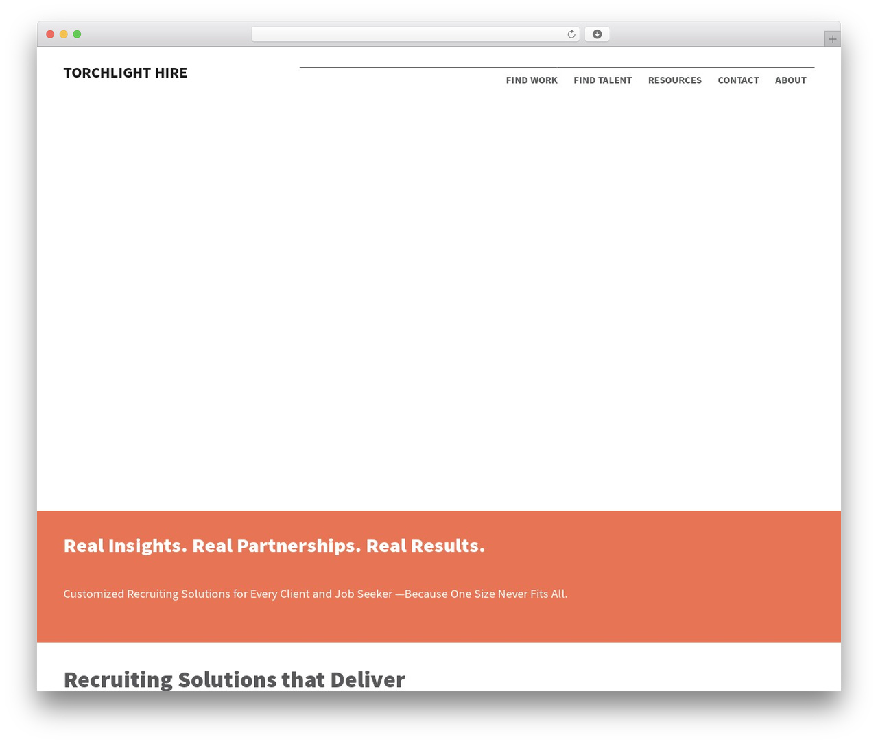 TorchLight theme WordPress - torchlighthire.com
