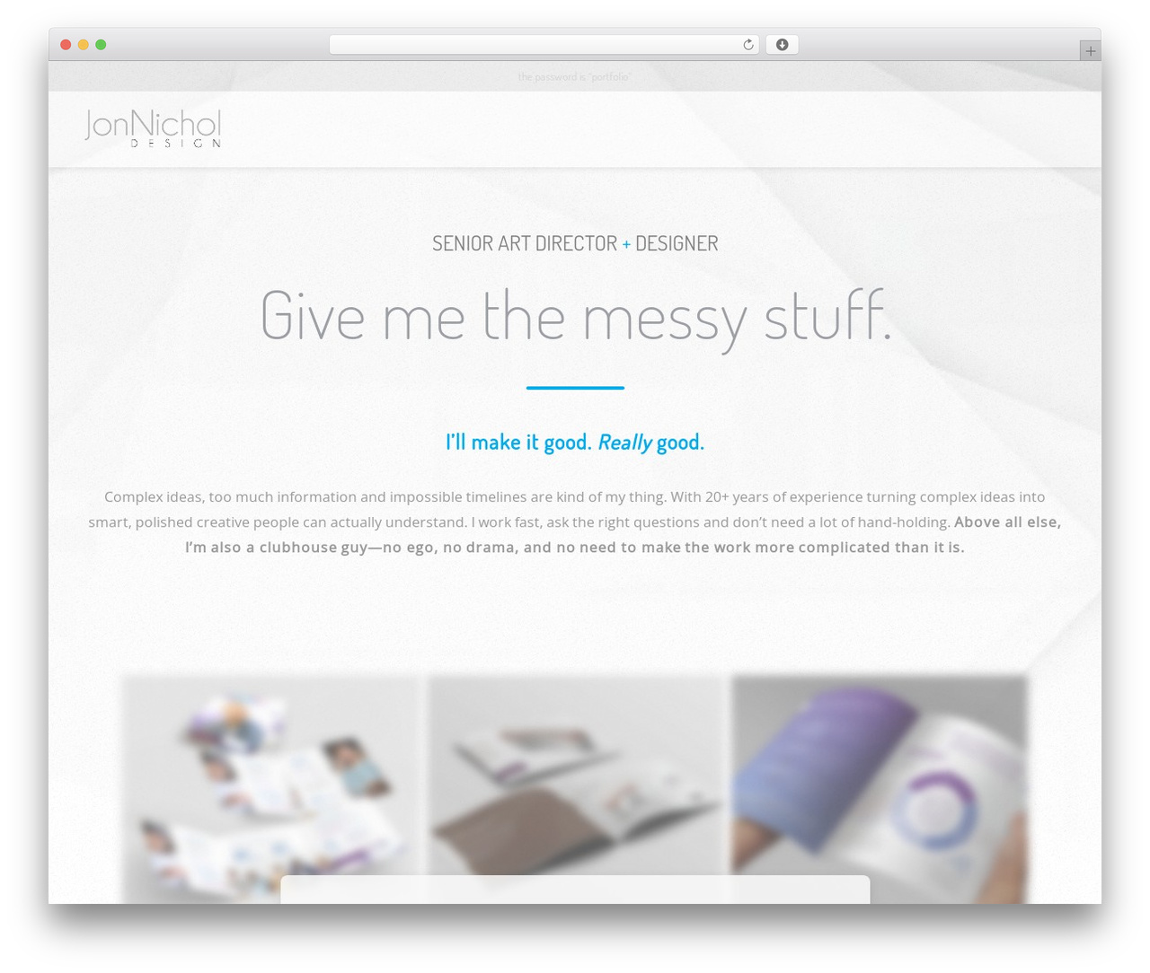 Verso WordPress theme - jonnicholdesign.com