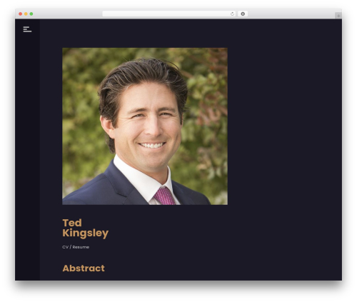 Volos WP WordPress theme design - tedkingsley.com